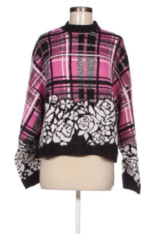 Дамски пуловер Bershka, Размер L, Цвят Многоцветен, Цена 21,16 лв.