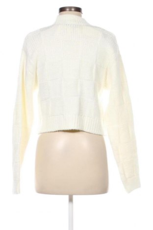 Γυναικείο πουλόβερ Bershka, Μέγεθος S, Χρώμα Λευκό, Τιμή 10,20 €