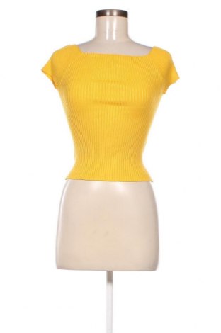 Damenpullover Bershka, Größe M, Farbe Gelb, Preis 4,24 €