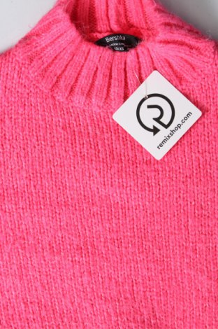Дамски пуловер Bershka, Размер XS, Цвят Розов, Цена 12,47 лв.