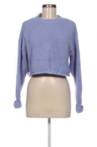 Γυναικείο πουλόβερ Bershka, Μέγεθος M, Χρώμα Μπλέ, Τιμή 7,18 €