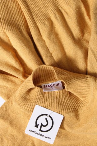 Дамски пуловер Biaggini, Размер L, Цвят Жълт, Цена 10,15 лв.