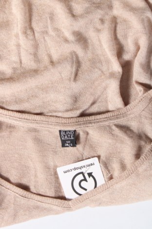Γυναικείο πουλόβερ Blind Date, Μέγεθος S, Χρώμα  Μπέζ, Τιμή 2,69 €