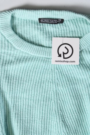 Γυναικείο πουλόβερ Blind Date, Μέγεθος M, Χρώμα Μπλέ, Τιμή 4,66 €