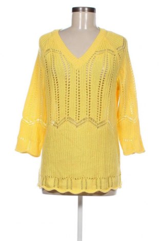 Дамски пуловер Bpc Bonprix Collection, Размер M, Цвят Жълт, Цена 11,60 лв.