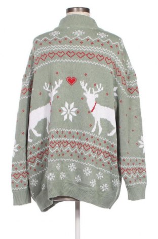 Дамски пуловер Bpc Bonprix Collection, Размер 3XL, Цвят Зелен, Цена 27,55 лв.