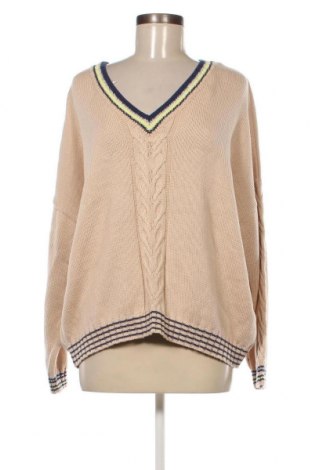 Дамски пуловер Breal, Размер XXL, Цвят Бежов, Цена 44,64 лв.