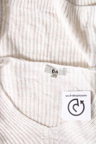 Дамски пуловер C&A, Размер S, Цвят Бял, Цена 11,60 лв.