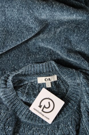 Дамски пуловер C&A, Размер L, Цвят Син, Цена 7,54 лв.