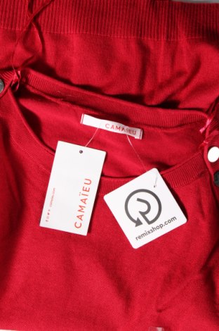 Дамски пуловер Camaieu, Размер S, Цвят Червен, Цена 17,48 лв.