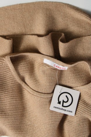 Дамски пуловер Camaieu, Размер M, Цвят Бежов, Цена 9,57 лв.