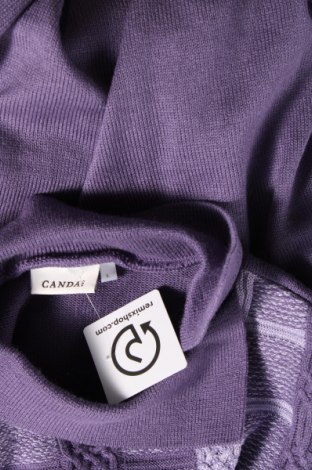 Дамски пуловер Canda, Размер L, Цвят Лилав, Цена 11,60 лв.
