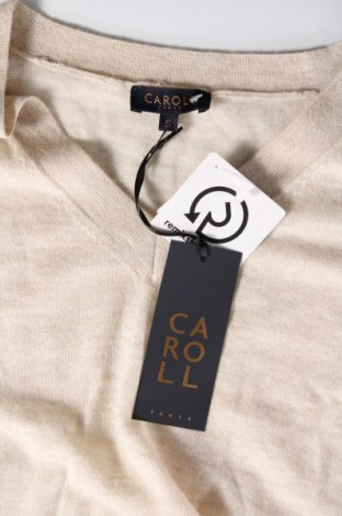 Дамски пуловер Caroll, Размер S, Цвят Бежов, Цена 36,40 лв.