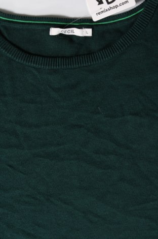 Γυναικείο πουλόβερ Cecil, Μέγεθος L, Χρώμα Πράσινο, Τιμή 10,14 €