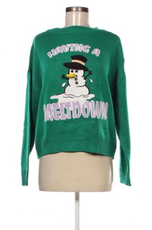 Дамски пуловер Clockhouse, Размер M, Цвят Зелен, Цена 11,60 лв.