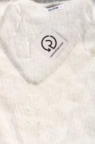 Γυναικείο πουλόβερ Colloseum, Μέγεθος XL, Χρώμα Λευκό, Τιμή 8,97 €