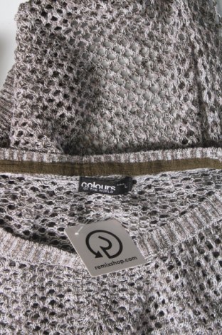Γυναικείο πουλόβερ Colours, Μέγεθος L, Χρώμα Γκρί, Τιμή 2,69 €