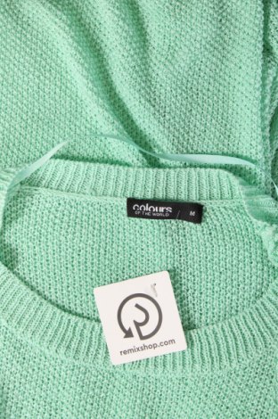 Дамски пуловер Colours Of The World, Размер M, Цвят Зелен, Цена 11,60 лв.
