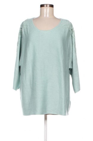 Γυναικείο πουλόβερ Creation L, Μέγεθος XXL, Χρώμα Πράσινο, Τιμή 17,75 €