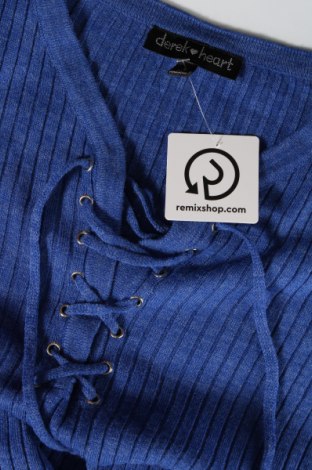 Γυναικείο πουλόβερ Derek Heart, Μέγεθος S, Χρώμα Μπλέ, Τιμή 5,74 €