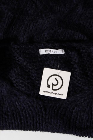 Дамски пуловер Diverse, Размер M, Цвят Син, Цена 11,60 лв.
