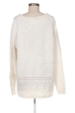 Γυναικείο πουλόβερ Dressbarn, Μέγεθος 3XL, Χρώμα Λευκό, Τιμή 17,94 €