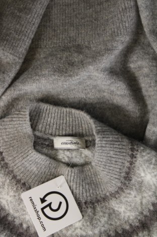 Дамски пуловер Essentials by Tchibo, Размер S, Цвят Сив, Цена 12,76 лв.