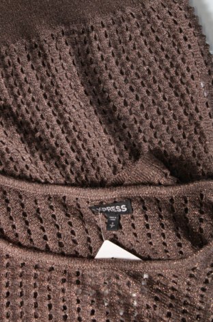 Дамски пуловер Express, Размер S, Цвят Златист, Цена 66,12 лв.