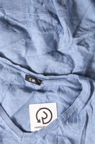 Дамски пуловер G.W., Размер L, Цвят Син, Цена 21,70 лв.