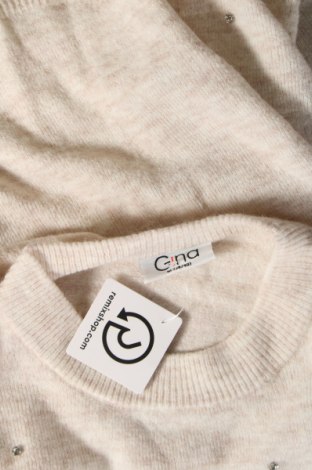Γυναικείο πουλόβερ Gina, Μέγεθος M, Χρώμα  Μπέζ, Τιμή 8,79 €