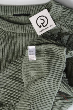 Γυναικείο πουλόβερ Gina, Μέγεθος XL, Χρώμα Πράσινο, Τιμή 8,43 €