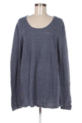 Дамски пуловер Gina, Размер XL, Цвят Син, Цена 11,60 лв.
