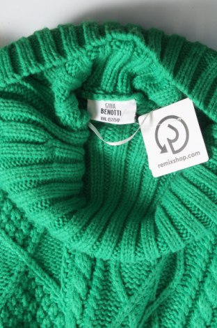 Дамски пуловер Gina Benotti, Размер XXL, Цвят Зелен, Цена 23,20 лв.