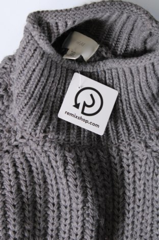 Дамски пуловер H&M, Размер L, Цвят Сив, Цена 13,99 лв.