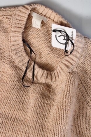 Pulover de femei H&M, Mărime M, Culoare Bej, Preț 41,97 Lei