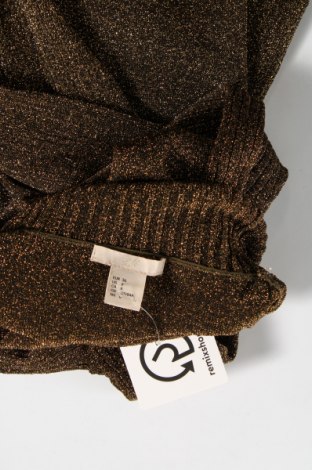 Дамски пуловер H&M, Размер S, Цвят Златист, Цена 29,00 лв.
