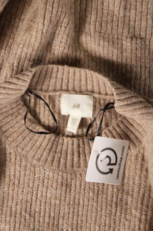 Дамски пуловер H&M, Размер M, Цвят Бежов, Цена 12,47 лв.