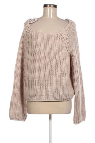 Дамски пуловер H&M, Размер L, Цвят Бежов, Цена 9,57 лв.