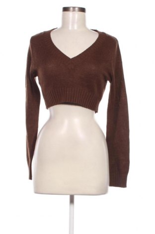 Дамски пуловер H&M Divided, Размер S, Цвят Кафяв, Цена 9,57 лв.