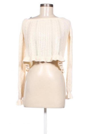 Дамски пуловер H&M Divided, Размер M, Цвят Екрю, Цена 29,00 лв.