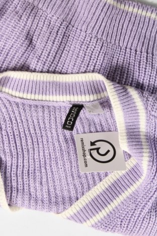 Γυναικείο πουλόβερ H&M Divided, Μέγεθος L, Χρώμα Βιολετί, Τιμή 2,69 €