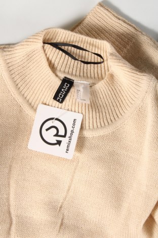 Дамски пуловер H&M Divided, Размер L, Цвят Бежов, Цена 12,47 лв.