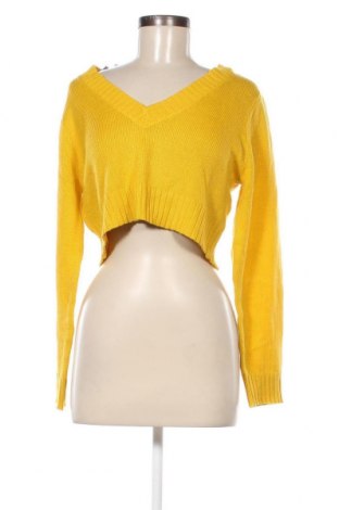 Дамски пуловер H&M Divided, Размер M, Цвят Жълт, Цена 9,57 лв.