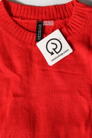 Dámsky pulóver H&M Divided, Veľkosť S, Farba Červená, Cena  5,43 €