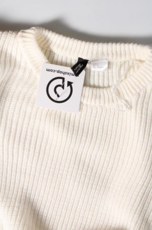 Γυναικείο πουλόβερ H&M Divided, Μέγεθος S, Χρώμα Λευκό, Τιμή 6,97 €