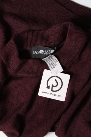 Дамски пуловер Sag Harbor, Размер M, Цвят Червен, Цена 12,47 лв.