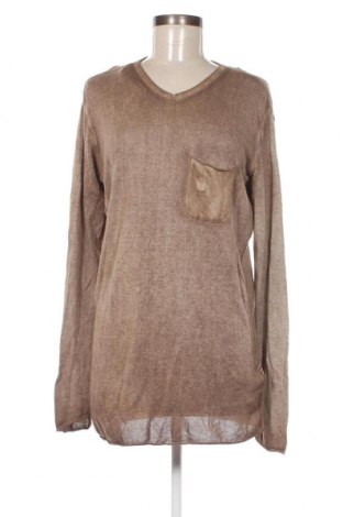 Дамски пуловер Herrlicher, Размер M, Цвят Кафяв, Цена 20,46 лв.