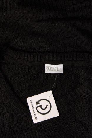 Γυναικείο πουλόβερ Infinity, Μέγεθος L, Χρώμα Μαύρο, Τιμή 7,18 €