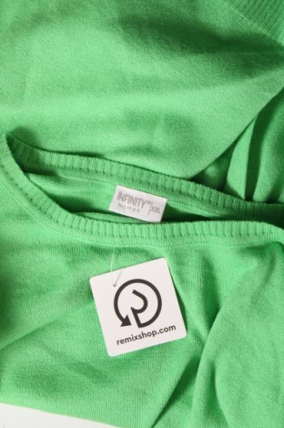 Дамски пуловер Infinity Woman, Размер XXL, Цвят Зелен, Цена 29,00 лв.