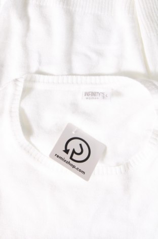Дамски пуловер Infinity Woman, Размер L, Цвят Бял, Цена 29,00 лв.
